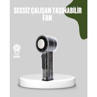 Dijital Ekranlı Şarjlı Mini Fan 100 Kademeli Hız Ayarı
