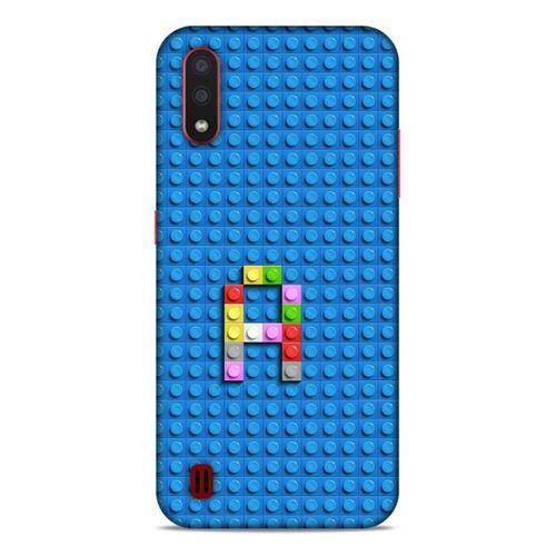 Lopard Samsung Galaxy A01 Uyumlu Kılıf BloX (11) Tam Koruma A Harfi