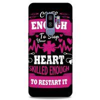 Samsung Galaxy S9 Plus Uyumlu Kılıf Pembe Delisi (43) Thin Fit Kılıf Yazı