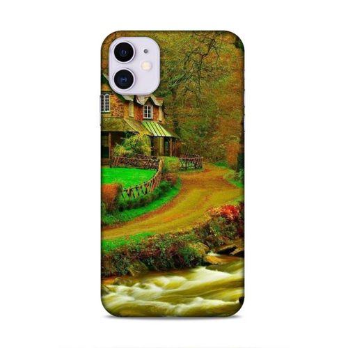 Apple Iphone 11 Uyumlu Kılıf Azarbaijan (48) Bumper Kılıf Orman Evi
