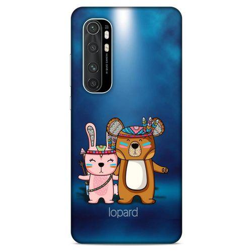 Xiaomi Mi Note 10 Lite Kılıf FunnyMaX (2) Kabı Lacivert Beyaz