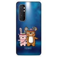 Xiaomi Mi Note 10 Lite Kılıf FunnyMaX (2) Kabı Lacivert Beyaz