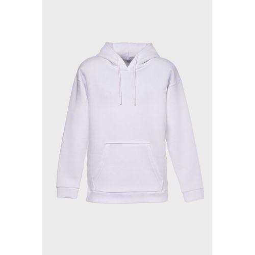 Baskısız  Üç İplik Sweatshırt Oversıze Hoodıe