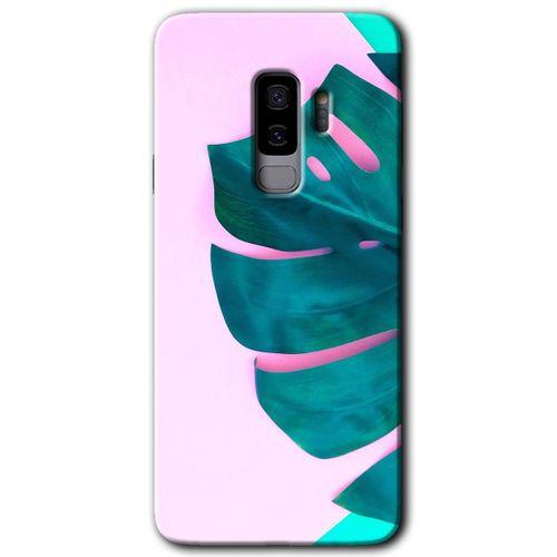Galaxy S9 Plus Kılıf HD Desen Baskılı Arka Kapak - 3D Yaprak