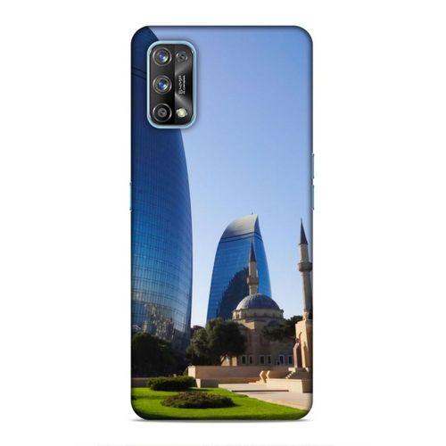 Realme 7 Pro Uyumlu Kılıf Azarbaijan (37) Silicone Cover Kule ve Camii