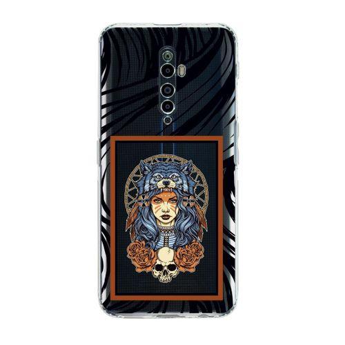 Oppo Reno 2z Warrior Woman Premium Şeffaf Silikon Kılıf