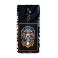 Oppo Reno 2z Warrior Woman Premium Şeffaf Silikon Kılıf