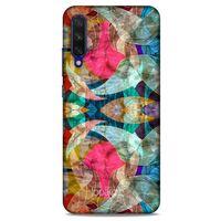 Xiaomi Mi A3 Kılıf Pastel Renkler (10) Full Koruma Kılıfı Fuşya Yeşil