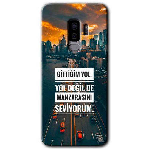Potkal Hediye Fabrikası Samsung Galaxy S9 Plus Kılıf HD Desen Baskılı Arka Kapak - Manzara Seviyorum