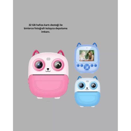 Çocuklar İçin Anında Baskı Dijital Kamera 48mp Full Hd
