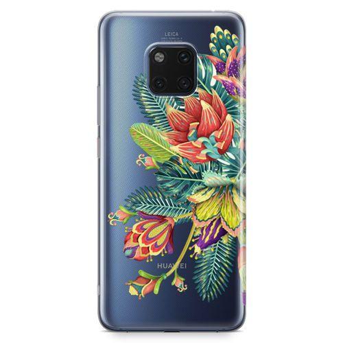 Huawei Mate 20 Pro Kılıf Deve Tabanı Arka Kapak Koruma Desenli Full Koruyucu