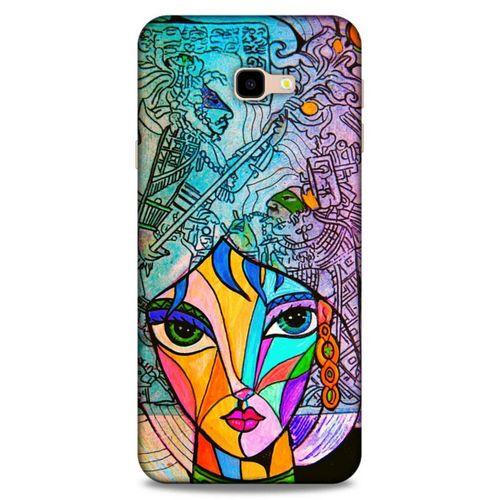 Lopard Samsung Galaxy J4 Plus Uyumlu Kılıf Sürreal Yüzler ♀ (48) Bumper Kılıf Desenli