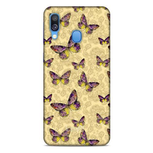 Samsung Galaxy A40 Kılıf Kelebek Etkisi (38) Neo Hybrid Kılıf Kırmızı Tonlar