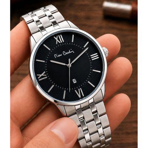 Pierre Cardin Damat Ve Takım Elbiseye Özel 2 Yıl Garantili Çelik Kordon Erkek Kol Saati VS.BLKT.1074