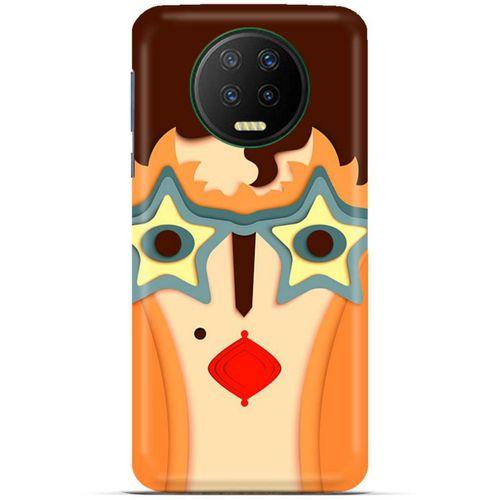Lopard İnfinix Note 7 Uyumlu Kılıf Soyut Sanat (2) Desenli Kabı