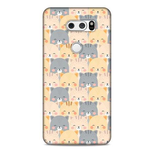 Lopard LG K50S Uyumlu Kılıf Kediler (23) Ultra Koruma Kılıfı Gülen Kedi