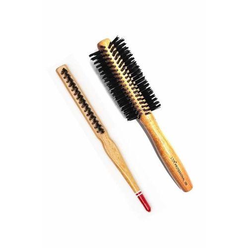 Liva 540& 690 Profesyonel Yanmaz Set Topuz Saç Fırçası-2'li