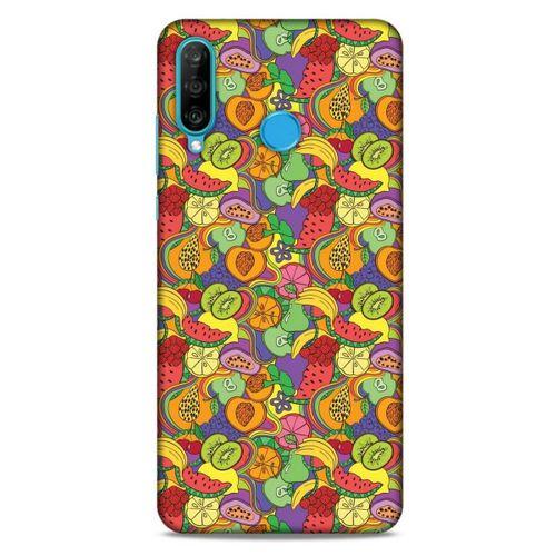 Frutix Meyve Mix 08 Huawei P30 Lite Kılıf Desenli Silikon