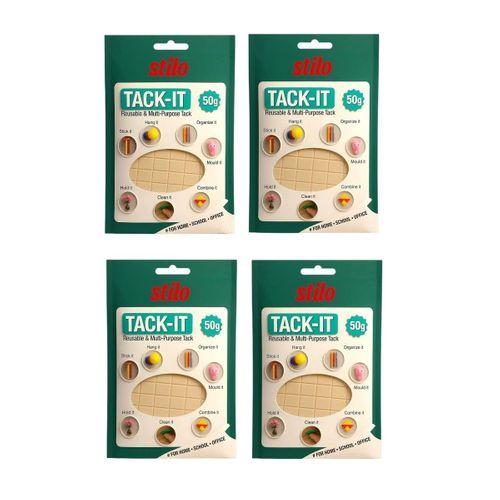 STİLO TACK-IT BEYAZ 50 Gram ( 4 Adet )