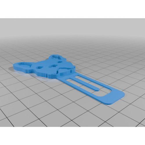 French Bull Dog Kitap Ayracı 3D Baskı (Bu ürün Sadece Plastik parçadır - Almadan Önce Soru Sorabilirsiniz)