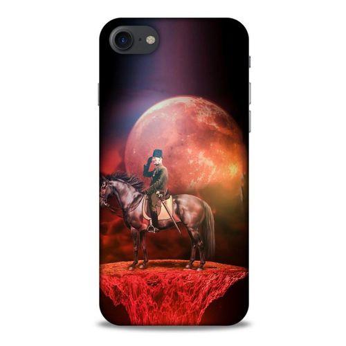 Apple Iphone 7 Kılıf Atatürk (49) Ultra Silikon Kılıf Uzay