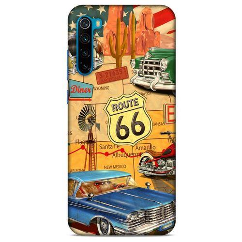 Retro (20) Desen Koruyucu Kılıf Renkli Xiaomi Redmi Note 8T Kılıf
