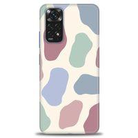 Xiaomi Redmi Note 11 Kılıf HD Baskılı Kılıf - Renkli Benek + Tam Ekran Koruyucu
