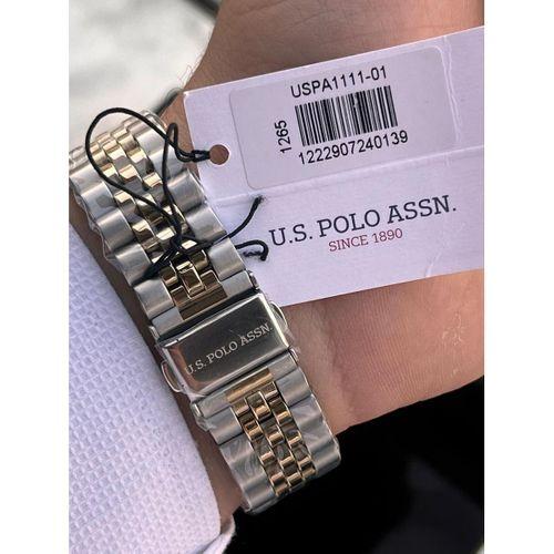 U.S.Polo Assn Çelik Kasa Ve Kordon 2 Yıl Garantili 5 Atm Suya Dayanıklı Erkek Kol Saati E.USP1111-01