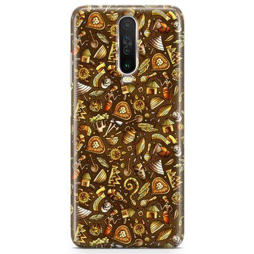 Xiaomi Redmi K30 Kılıf Maskeli Balo Doodle Arka Kapak Koruma Desenli Full Koruyucu