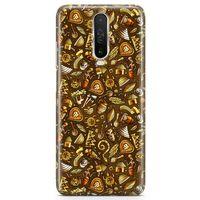 Xiaomi Redmi K30 Kılıf Maskeli Balo Doodle Arka Kapak Koruma Desenli Full Koruyucu