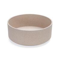 Beeztees DBL Köpek Mama Su Kabı, Bambu, Bej, 21cm, 1430ml