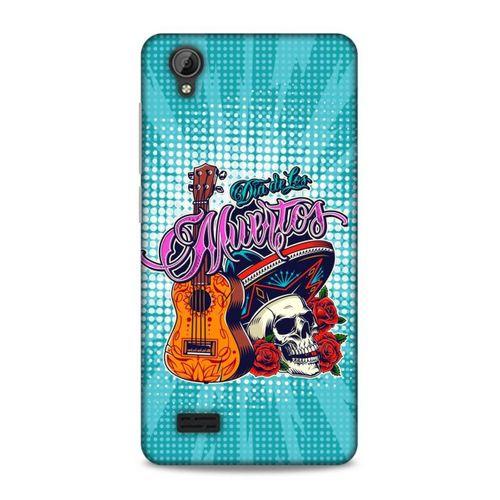 Lopard Vestel Venüs V5 Uyumlu Kılıf Tattoo's (34) Slim Armor Kılıf İskelet & Gitar