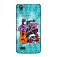 Lopard Vestel Venüs V5 Uyumlu Kılıf Tattoo's (34) Slim Armor Kılıf İskelet & Gitar