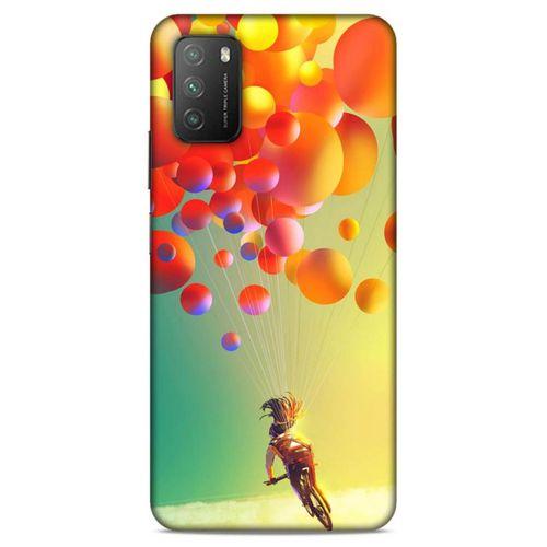 Lopard Xiaomi Poco M3 Uyumlu Kılıf Manipülasyon ☻ (39) Liquid Crystal Kılıf Baskılı