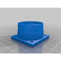 OGO Tuvalet Egzoz Hava Adaptörü 40 Mm Fan İçin Artırılmış Çap (Bu ürün Sadece Plastik parçadır - Almadan Önce Soru Sorabilirsiniz)