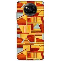 Lopard Xiaomi Redmi Poco X3 Uyumlu Kılıf Wood'X (44) Tough Armor Kılıf Desenli