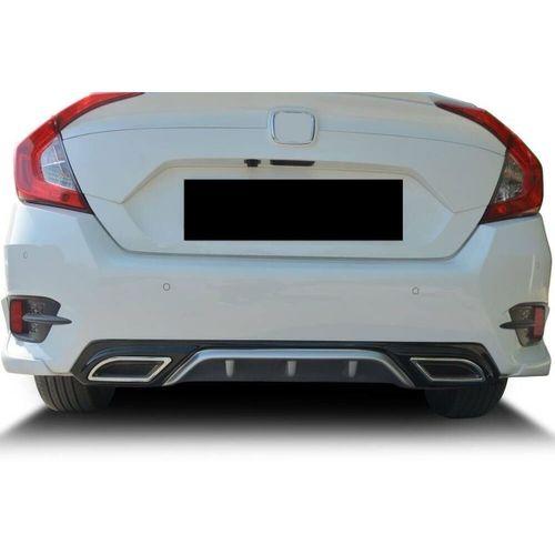 Honda Civic Uyumlu Fc5 Arka Difüzör Çift Renk 2016-2021 Arası Parça
