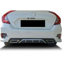 Honda Civic Uyumlu Fc5 Arka Difüzör Çift Renk 2016-2021 Arası Parça