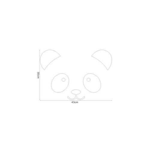 Yatak Odası Duvar Sticker Sevimli Panda Desen Çıkarılabilir Dekoratif Sticker