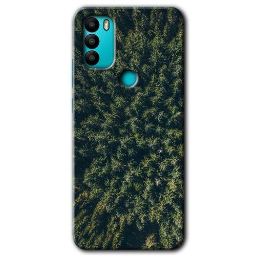 Potkal Hediye Fabrikası General Mobile GM 21 Plus Kılıf HD Desen Baskılı Arka Kapak - Çam Ağacı Ormanı