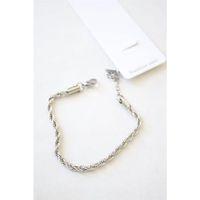 Burgu Çelik Bileklik 3mm - Gümüş