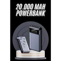 Hızlı Şarj Özellikli 20.000 Mah Dijital Göstergeli Usb Girişli Android Ve İos Uyumlu Powerbank
