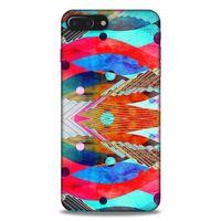 Lopard Apple Iphone 8 Plus Uyumlu Kılıf Manipülasyon ☻ (10) Full Koruma Kılıfı Desenli