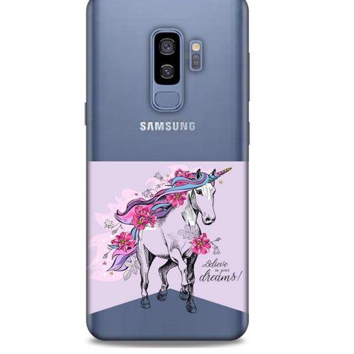 Zoologix (22) Samsung Galaxy S9 Plus Şeffaf Kılıf Silikon Desenli