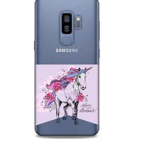 Zoologix (22) Samsung Galaxy S9 Plus Şeffaf Kılıf Silikon Desenli