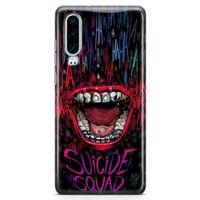 Huawei P30 Kılıf Suicide Squad Arka Kapak Koruma Desenli Full Koruyucu
