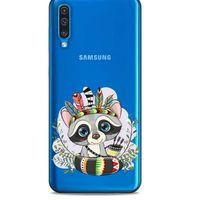 Zoologix (41) Samsung Galaxy A21s Şeffaf Kılıf Silikon Desenli