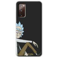 Samsung Galaxy S20 FE HD Baskılı Kılıf + 9D Tam Ekran Koruyucu - Rick