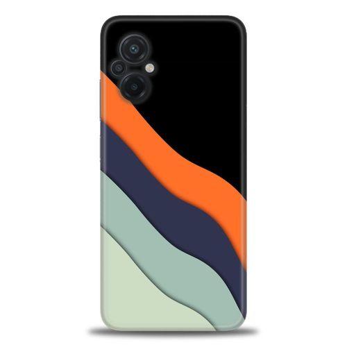 Xiaomi Poco M5 Kılıf HD Baskılı Kılıf - Siyah + Tam Ekran Koruyucu