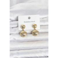 316L Çelik Gold Renk Vintage Model Kadın Küpe